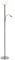 Globo Deckenfluter nickel matt, chrom, alabaster Optik weiß, Schalter, D: 300, H: 1810, exklusiv 1 x E14, 40 W, 230 V, 1 x E27, 60 W, 230 V 58931