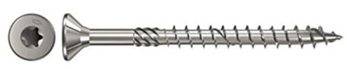 fischer - Vis Power-Fast 5,0x120 Tête fraisée, empreinte TX, inox A2, filetage partiel/Boite de 100