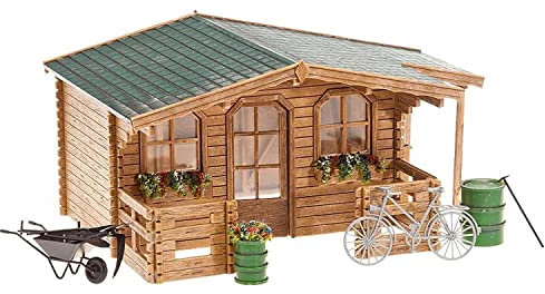 POLA 331050 - Gartenhaus, 30.5 x 20.5 x 5.7 cm, Braun und Grau