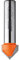 CMT Orange Tools 915,160,11 Fraise à Rainurer en v (90) hm e s 8 12,7 x 16