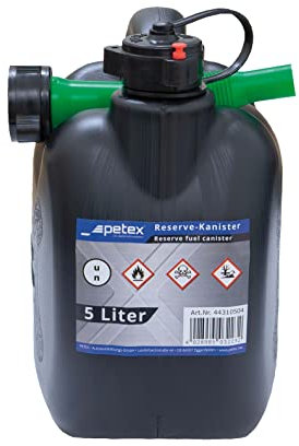 AUTONIK 44310504 Bidón de combustible, plástico, 5 l