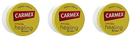 3x CARMEX Lip Treatment - Lippenbalsam im TIEGEL - aus USA
