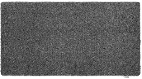 150cm x 80cm HUG RUG (charcoal design) machine washable doormat dirt trapper absorber door mat