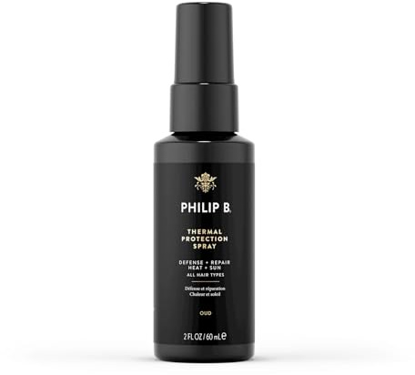 Philip B Thermal Protection Spray, 1er Pack (1 x 60 ml) | Aufpolster, glänzt und schützt das Haar vor erhitzten Haarwerkzeugen und Sonne