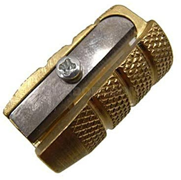R.M Messing-Anspitzer aus Metall, Granaten-Stil, Hergestellt in Deutschland