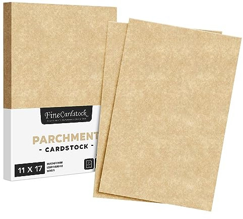Superfine 11 X 17 Briefpapier Pergament aus Recyclingpapier 65Lb Abdeckung Karton 50 Blatt pro Packung Inc