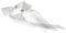 FlexiStore 10 Antennenschleifen mit Rose Deko Schleifen Hochzeit Auto - ASR-Weiss