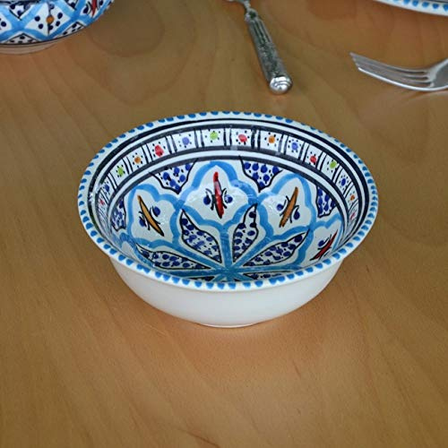 Bakir Schale, Türkis, Durchmesser 15 cm