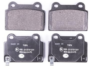 HELLA 8DB 355 014-701 Bremsbeläge - mit akustischer Verschleißwarnung | Kompatibel mit: MITSUBISHI LANCER VIII