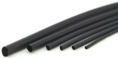 RS6 - Rundschnur von SMI-Kantenschutzprofi aus EPDM Moosgummi - Schwarz - Dichtung Gummischnur Fugendichtband Fugenprofil - witterungsbeständig - vielseitig einsetzbar - Durchmesser 6mm (1 m)