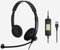 Sennheiser SC 60 USB ML - Call Center - headset - on-ear - wired - black with orange accents