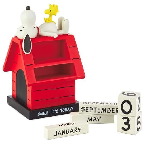 Hallmark Peanuts Snoopy Ewiger Kalender (Lächeln) Bürobedarf, Geschenke für Chef, Lehrer, Verwaltungsassistent
