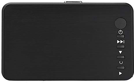 Lecteur multimédia,Lecteur HDMI multimédia vidéo Haute définition1080P,Prend en Charge Tous Les formats Haute définition,interfaces de Sortie Riches,utilisées pour USB/Disque Dur Mobile/SD(Prise UE)
