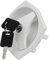 Serratura per porta, roulotte, camper, caravan, barca, colore bianco, con rotazione a destra