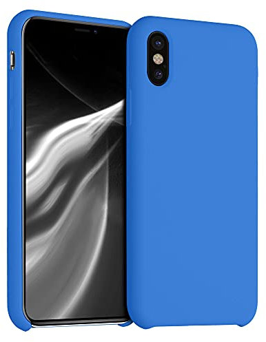 kwmobile Case Compatible with Apple iPhone X Case - TPU Silicone Phone Cover with Soft Finish - Sea Breeze