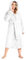 CityComfort Robe de Chambre Femme - Peignoir en Polaire Femme S-XL (Gris Foncé, M)
