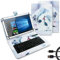 UC-Express Tablet Tasche kompatibel für Jay-tech G10.11 LTE / G10.10 Tastatur Hülle Bluetooth Keyboard Case QWERTZ Standfunktion Cover, Motiv:Motiv 3