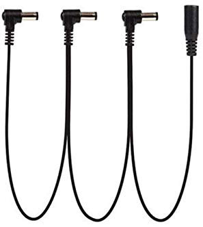 Guitar Effect Pedal Power Supply, 9V 2A Musical Cord, 3/4/5-Way Plug Daisy Chain Power Cable for Electric Guitar Adapter