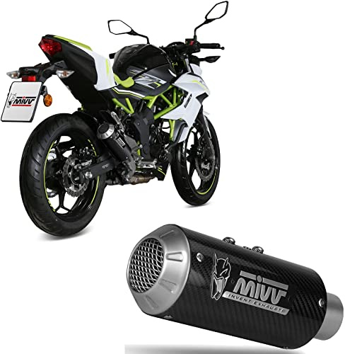 MIVV Auspuff m3 carbon kompatibel mit Kawasaki z125 z-125 2020
