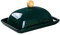 luckxuan Butterdose Keramische Butterplatte Butterteller mit Deckel Keramik Butterkasten Butterbehälter mit Cutter Butter Aufbewahrung 1PC Butterdosen (Color : Green)
