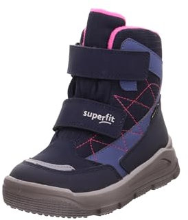 Superfit MARS warm gefütterte Gore-Tex Schneestiefel, BLAU/PINK 8010, 28 EU