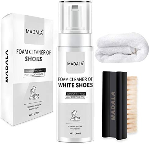 Madala Shoe Cleaner Kit - 200 ml Sneaker Cleaner, Suede & Leather Shoe Cleaning Kit for Whites, Nubuck, Tennis & Suede Sneakers