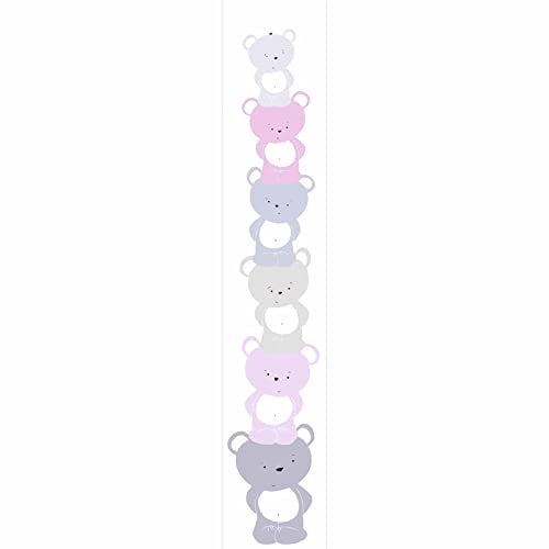 Papier peint enfant blanc lavable motif koala | Tapisserie blanc motif koala pour chambre bébé | Papiers peints blanc intissé pour chambre enfant