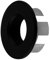 Kibath Embellecedor Rebosadero de 2 cm Acabado Negro Mate Fabricado en ABS