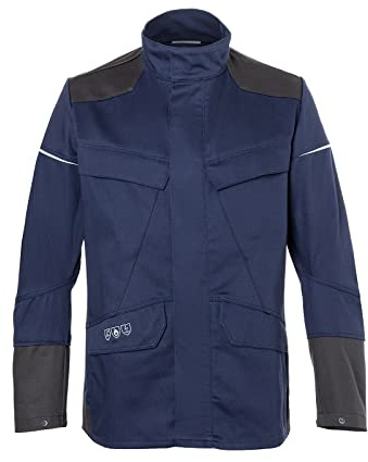 KÜBLER Workwear | KÜBLER PROTECTIQ WELDING Arbeitsjacke PSA 3 | dunkelblau/anthrazit | Größe 27