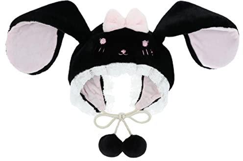 gormyel Langer Hut mit Hasenohren,Entzückende Beanie-Kappe mit Hasenohren - Bunny Earflap Pilot Hats Winter Warme Spitzenkappen für Kleinkinder, Babys, Mädchen und Jungen