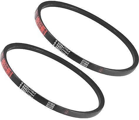 Kozelo 2pcs A-686Li/A27 Drive V-Belt - [13mm Width x 8mm Height] A-Section Rubber Drive Belt Wrapped for Transmission Use, 686mm Inside Circumference