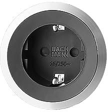 Berbel 1090087 Steckdose 230 V Edelstahloptik