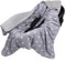 Bebamour Babydecke Neugeborene Geschenk Jungen Mädchen Babydecke mit Punkten Elterndecke weiche Wolldecke Bedruckte Tiermuster Autositz Decke,Grey Star