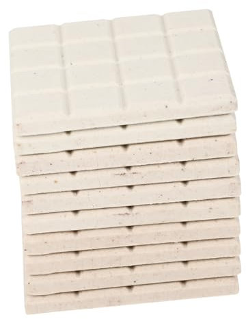 10st Korallenfragment-basis Frag- Rock Frag- Rack Fraggestein Korallensplitter Quadratischer Ständer Korallen-frag-rack Zerbrechliche Stecker Weiß Aquarium Keramik Magnetisch