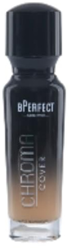 BPerfect Chroma Cover Mattierende Grundierung – Flüssiges Gesichts-Make-up mit Hyaluronsäure und Vitamin E – Weiches mattes Finish – 30ml – Shade 22 - W9 Medium-Deep Olive