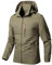 Btmpmcs Homme Veste de Montagne Veste en softshell Extérieur Coupe-Vent Randonnée pour Voyage Résistant Léger Sport Outdoor Manteau avec Capuche Amovible