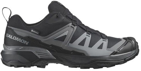 Salomon Herren Trekking Shoes, Black/Magnet/Quiet Shade, 45 1/3 EU