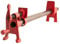 JEH Lot de colliers de serrage 3/4 400 mm en métal pour le travail du bois et le collage de tubes robustes – Noir et rouge