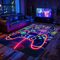 SSWH Gaming Teppich Für Jungenschlafzimmer Controller Muster Spielteppiche Wohnzimmerteppiche Flurteppich Waschbar rutschfeste Bodenmatte Fußmatte Kinderzimmerdekoration(Size:80x160cm,Color:J)