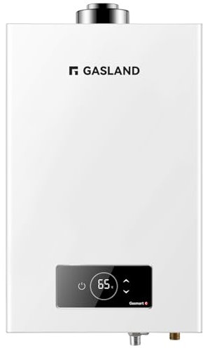 GASLAND Gasmart C - Scaldabagno a gas domestico da 12 l, GS318NG a metano istantaneo (20 mbar), per interni, a basso NOx, caldaia a gas naturale sigillata per bagno, cucina, lavanderia