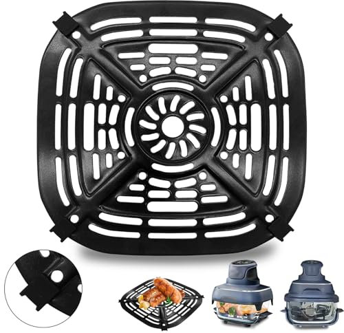 GWYXC Piezas de repuesto para freidora de aire Ninja Crispi FN101GY, accesorios para freidora de aire, placa de parrilla con parachoques de goma