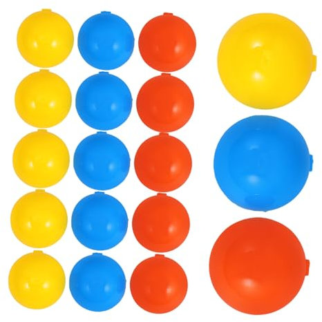Abaodam 25stücke Bunte Plastik- -bälle Runde Tombolakugeln Zu Öffnende Plastikkugeln Für Calling Balls Und Partyspielkugeln Als Tombola-ziehungskugeln Oder Spielkugeln Für