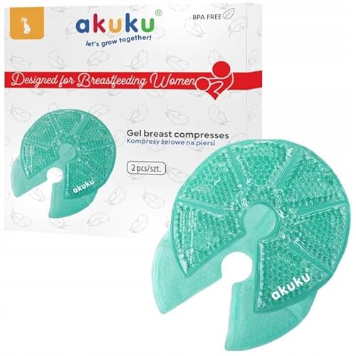 AKUKU 2 x Gel-Kompressionsabdeckung für die Brust