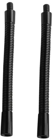 OFFIGAM 2pcs Microphone Stand Flexible Arm Black Adjustable Extension Hose for Mic Stand Boom Studio Keyboard Instrument Use Interface