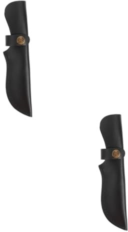 NUOBESTY 2 Pièces Étui de Protection Cuir pour Couteaux Garde Couteaux Portable Aux Rayures à Usure Protection Durable pour Outils de Cuisine de Jardinage