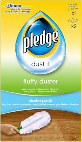 Pladge Duster Starter Kits Pack 1 Handle & 2 Refills
