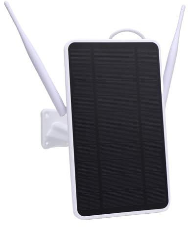 Garsent Solar Powered Outdoor 4G LTE Modem Router with SIM Card Slot, Solar WiFi Extender, 6W and 12000mAh Battery Built in, for Camping, RVs and Outdoor Area (EU Version)