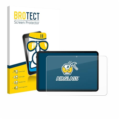 BROTECT Schutzglas für Doogee Tab G6 Max | Transparenter Displayschutz Made in Germany Schutzfolie Panzer Folie Glas 9H Anti-Fingerprint Einfache Montage Clear