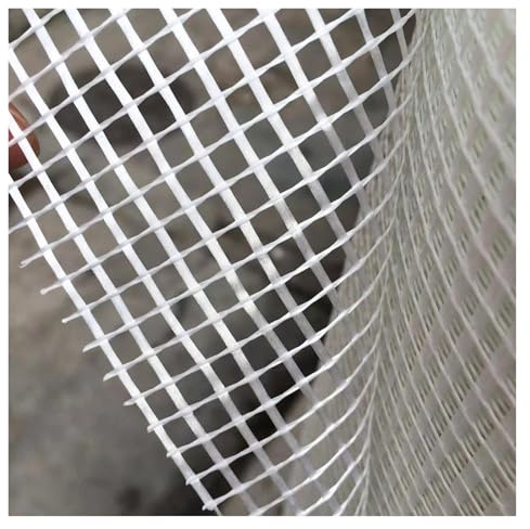 Rouleau de treillis en fibre de verre à haute résistance for le renforcement des comptoirs en béton, résistant aux déchirures, for la réparation et la stabilité des murs(Hole 0.7cm L 100m)