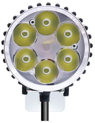 Serenophile LED Scheinwerfer E-Bike Licht Elektrofahrrad Lampe 4/9 LED Perlen Metallgehäuse 24V-60V Wasserdicht für Elektroroller Fahrrad